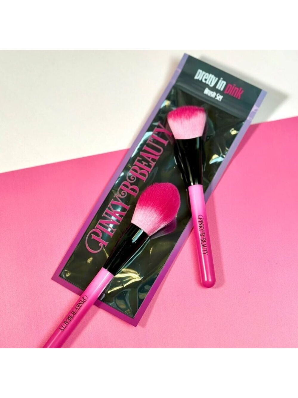 Pretty in Pink Face Brush Set Blush NIB